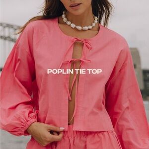 DAILY DRILLS Aussie Stripes Poplin Top